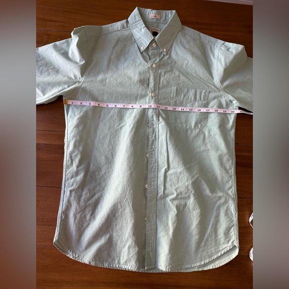 J Crew Slim Fit Button Down Long Sleeve Shirt | Easter Green - Picture 8 of 9